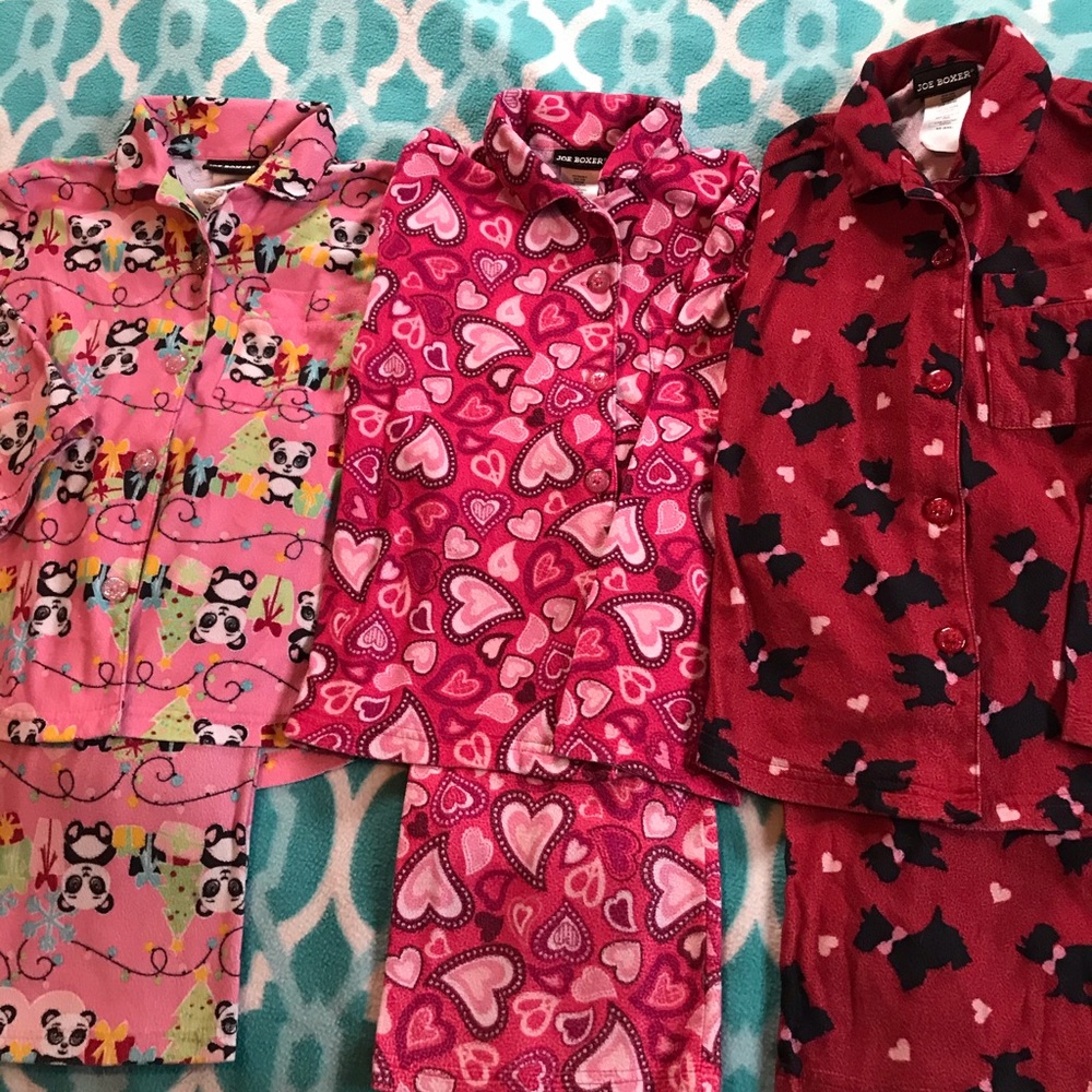 Bundle 6/6x Girls Pajamas Set